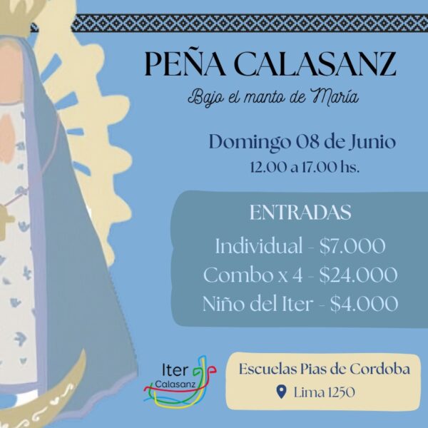 PEÑA CALASANZ “Bajo el manto de la Virgen María”