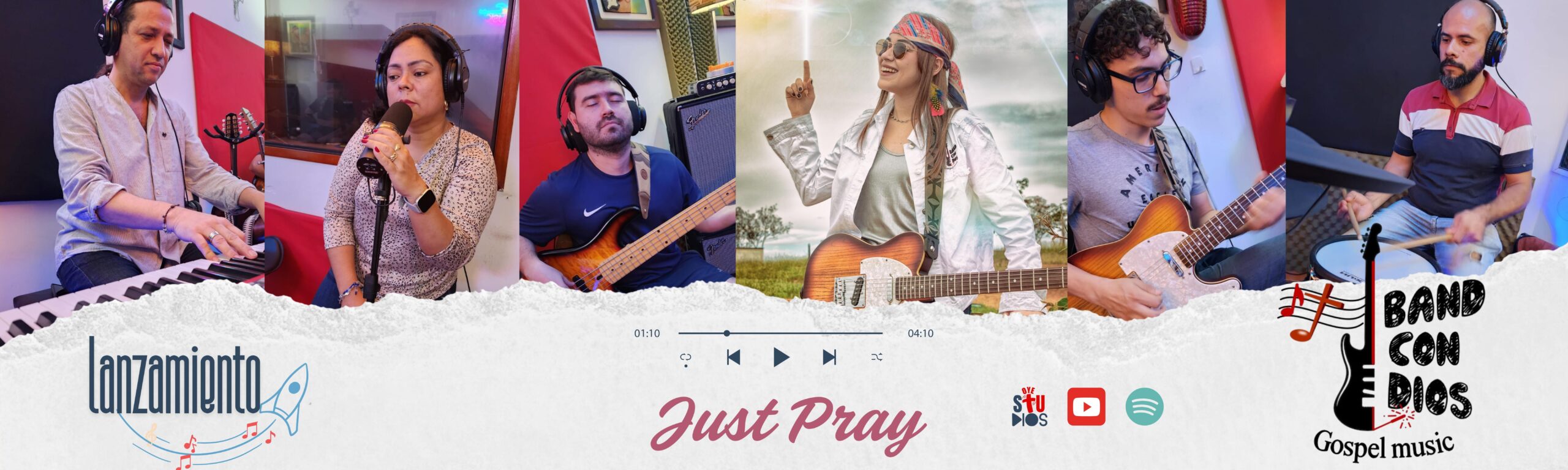 “Band con Dios” presenta su nueva canción “Just Pray”