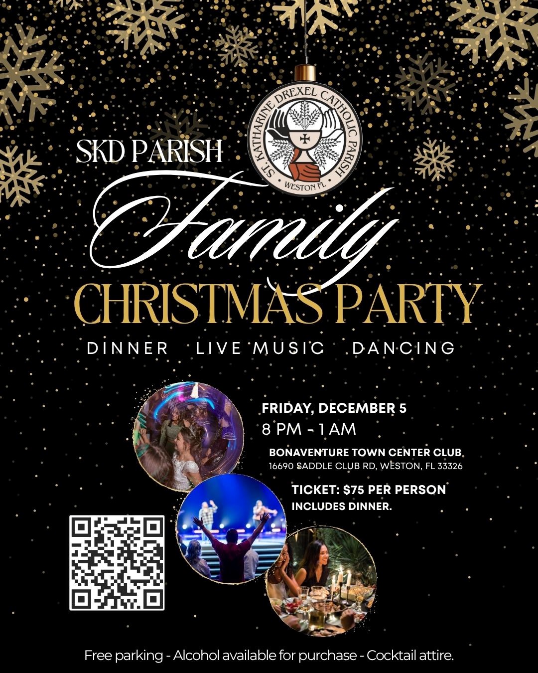 Ticket: SKD Parish Family Christmas Party October 23, 2025 – October 23, 2025